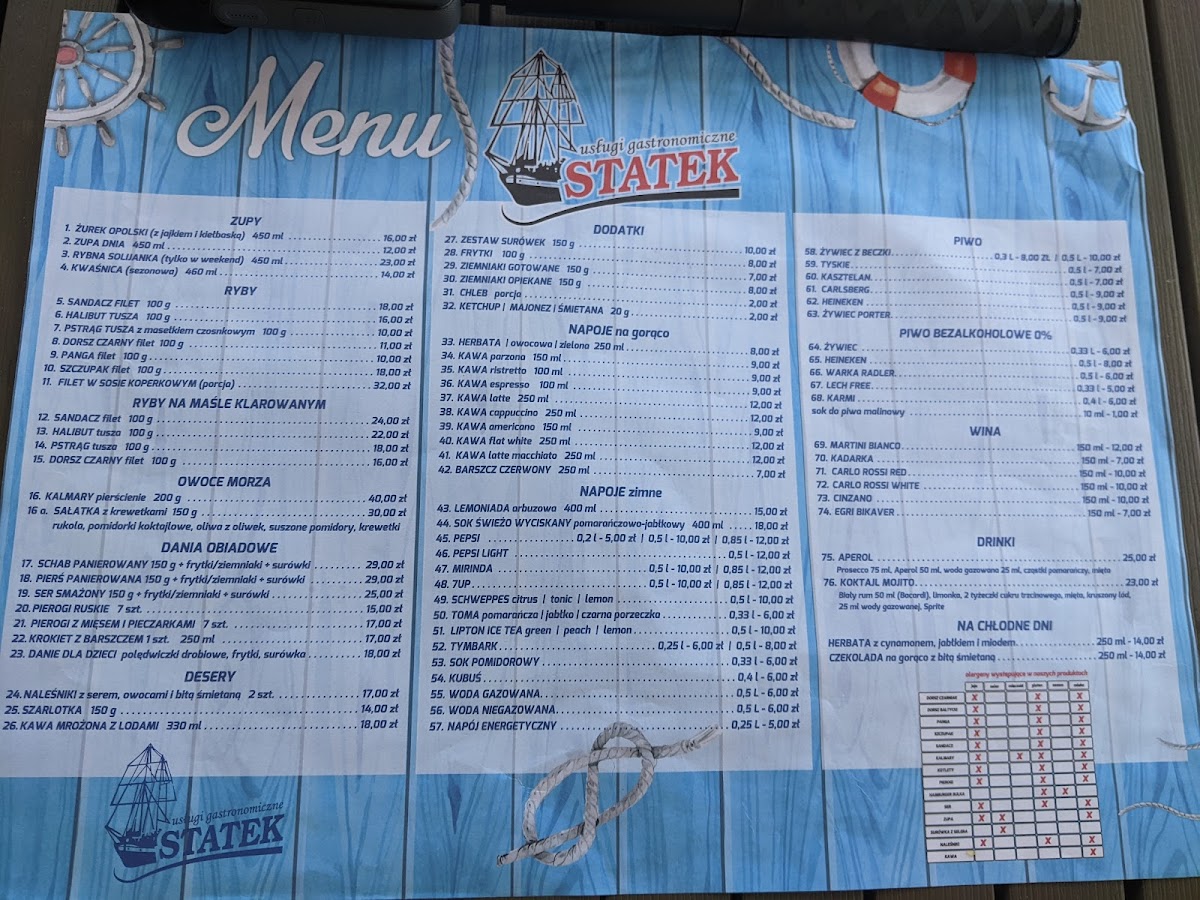 Restauracja STATEK Photo Menu 9