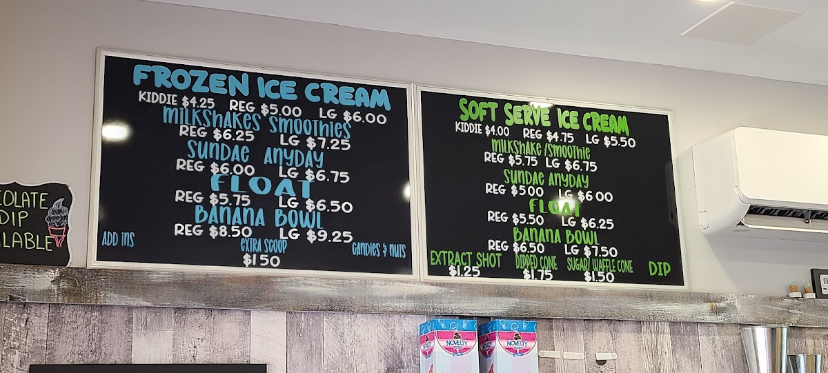 Lickity Split Ice Cream in Beeton Photo Menu 4