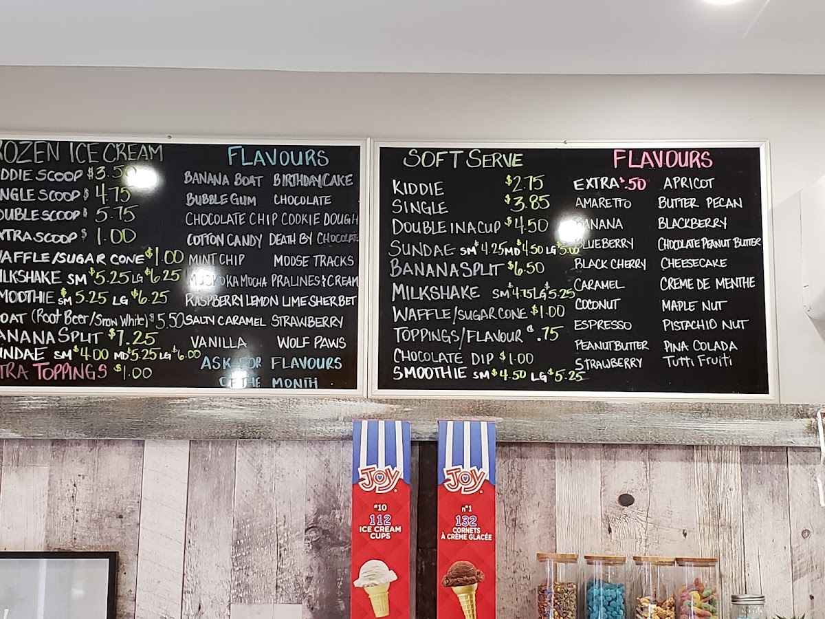 Lickity Split Ice Cream in Beeton Photo Menu 7