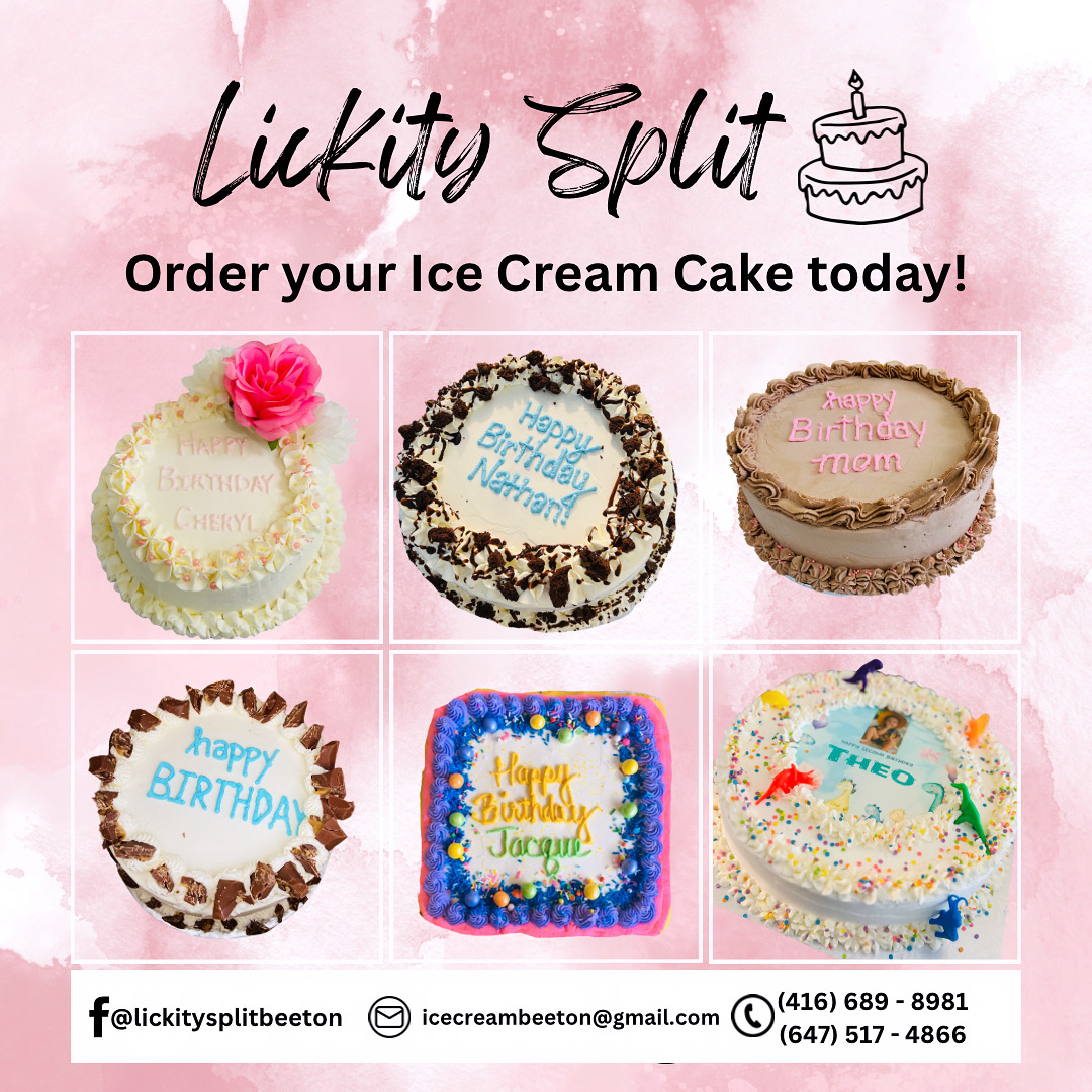 Lickity Split Ice Cream in Beeton Photo Menu 8