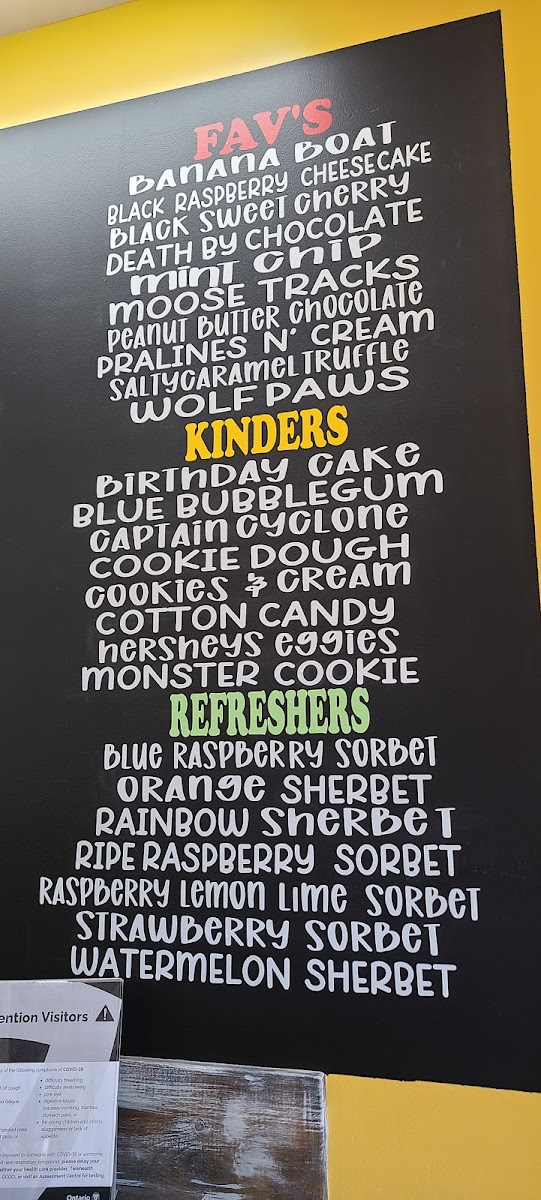 Lickity Split Ice Cream in Beeton Photo Menu 9