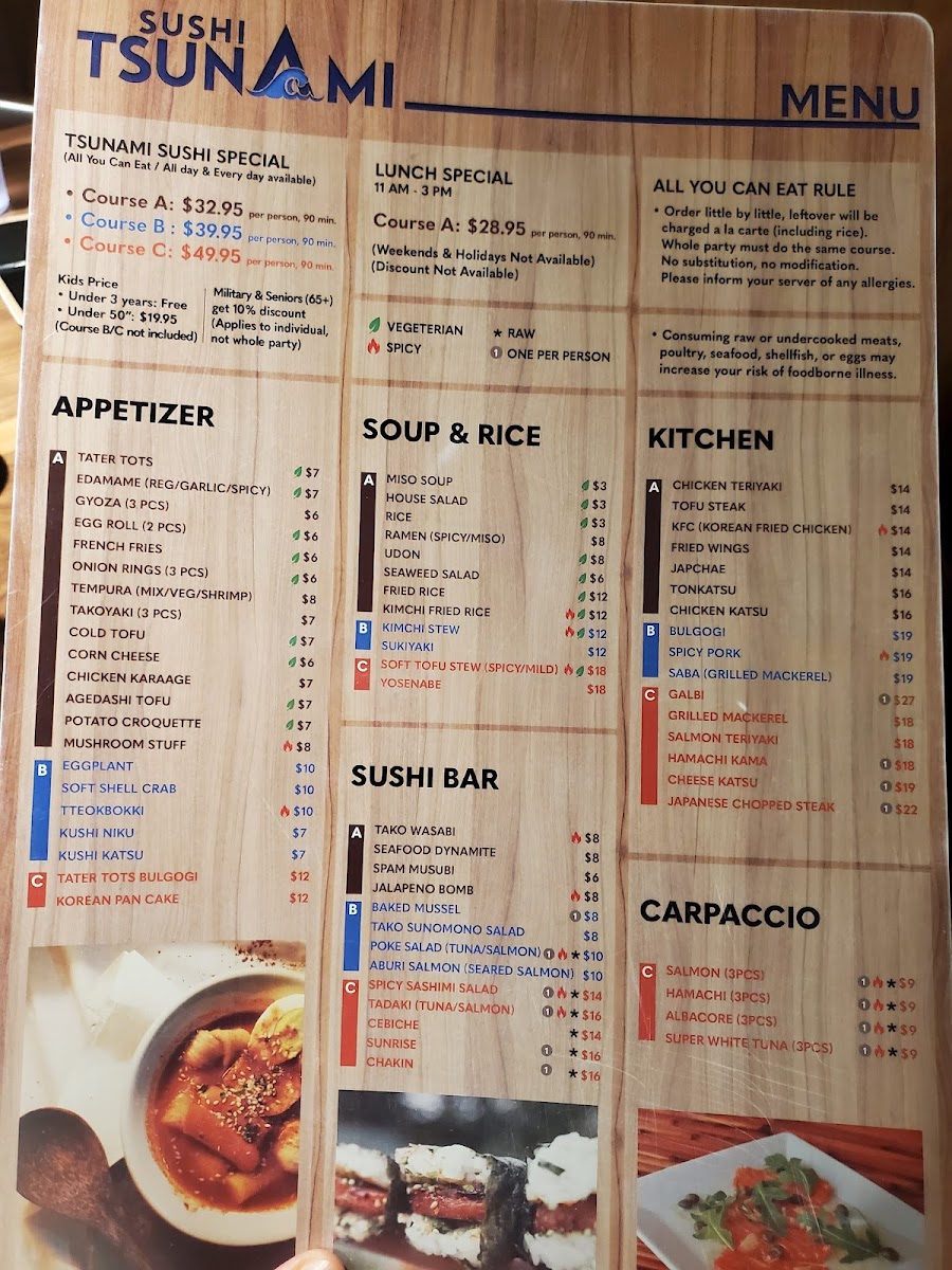 Tsunami sushi Photo Menu 10