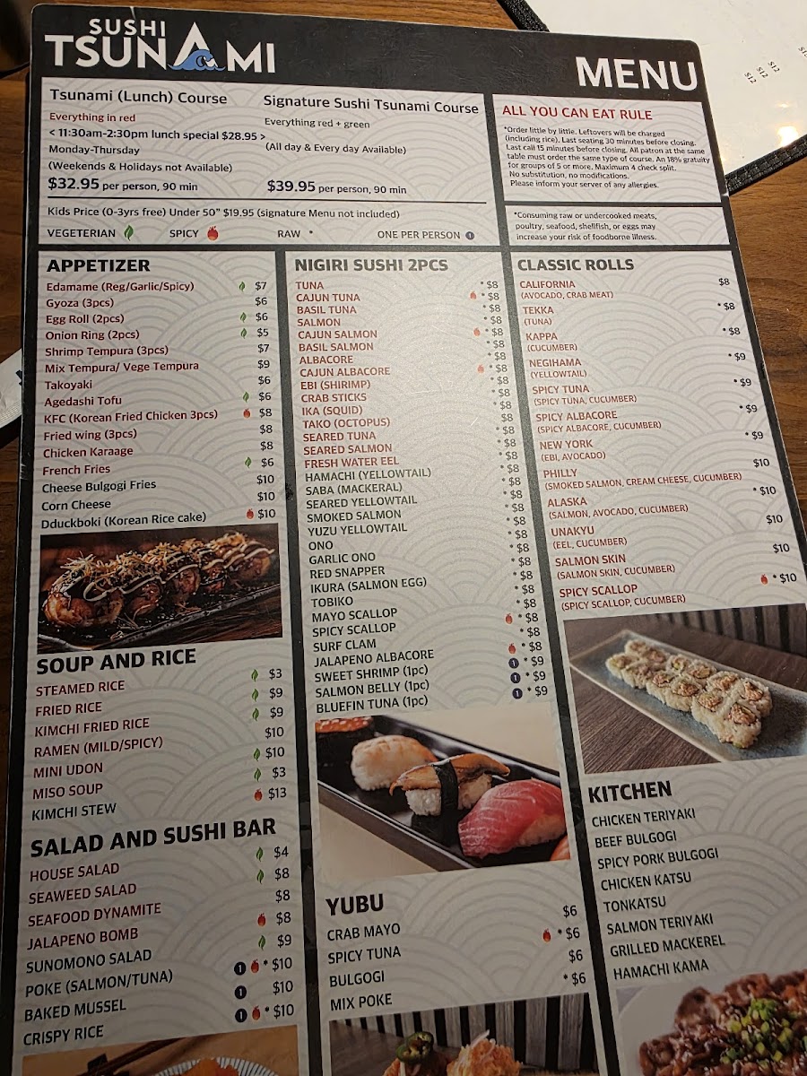 Tsunami sushi Photo Menu 6