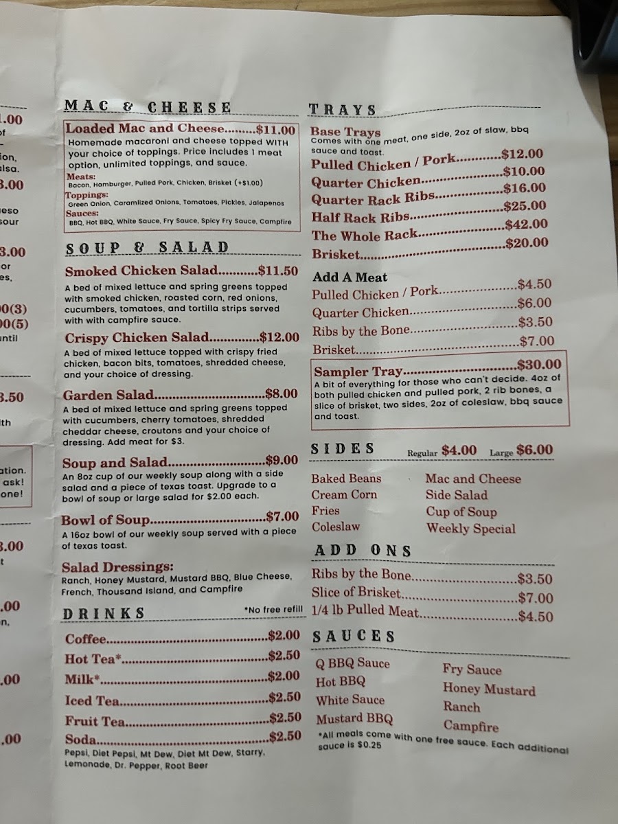 Q Barbecue Co. Photo Menu 8