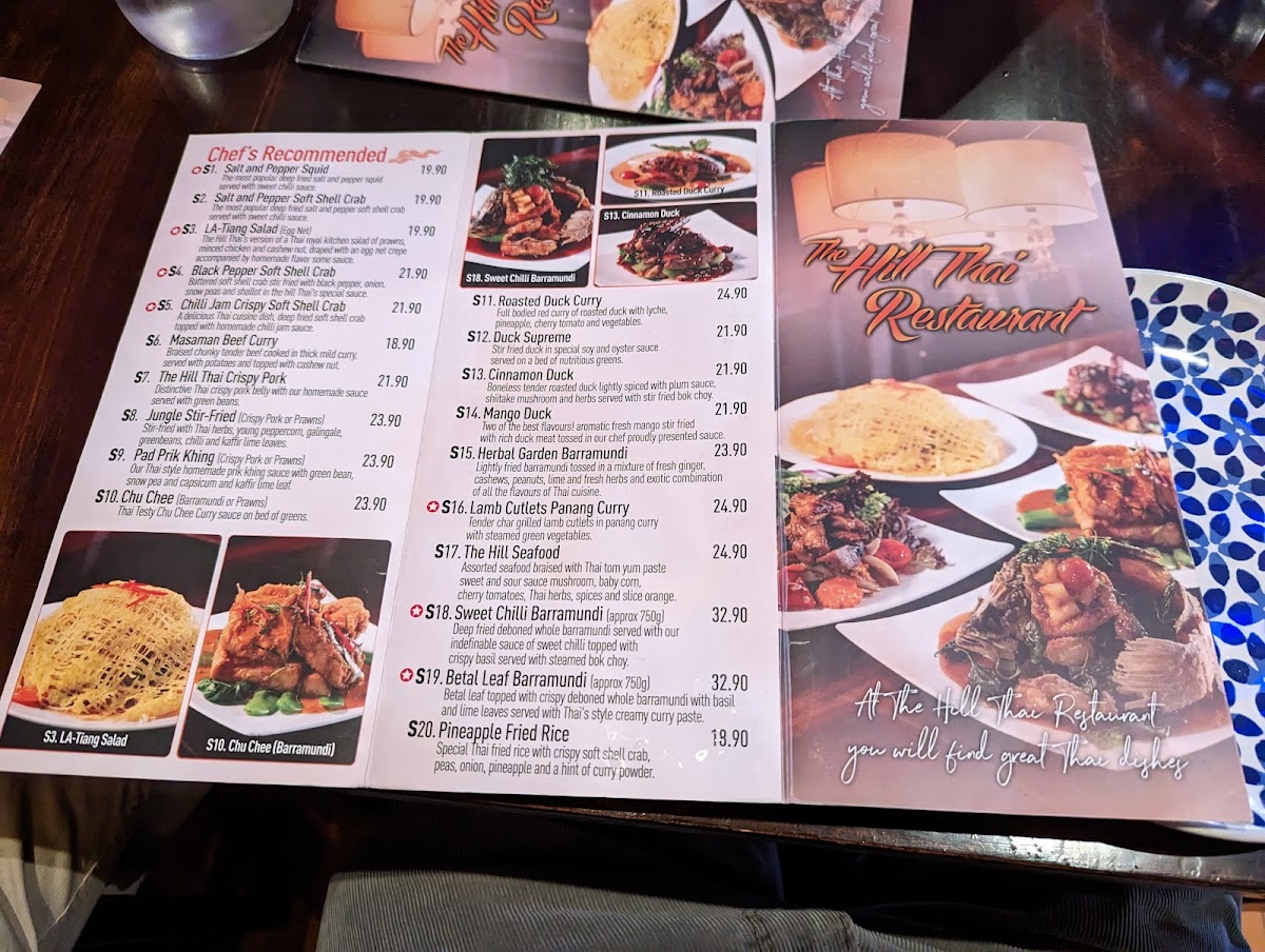 The Hill Thai Restaurant Photo Menu 2