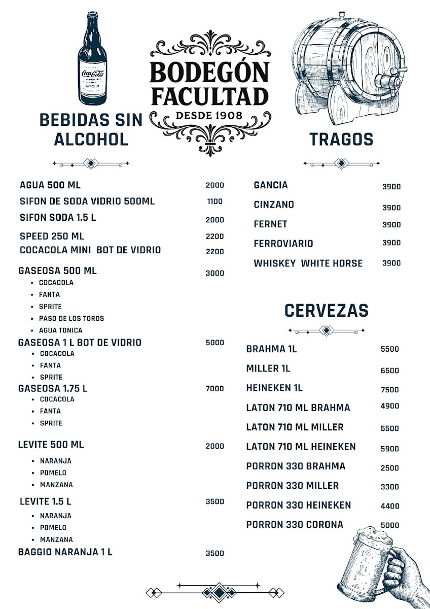 Bodegón Antigua Facultad Photo Menu 5