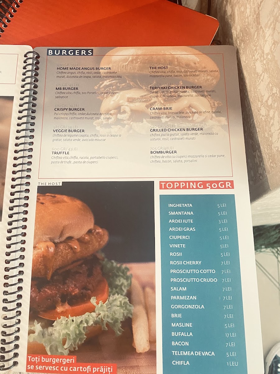 The Host Photo Menu 3