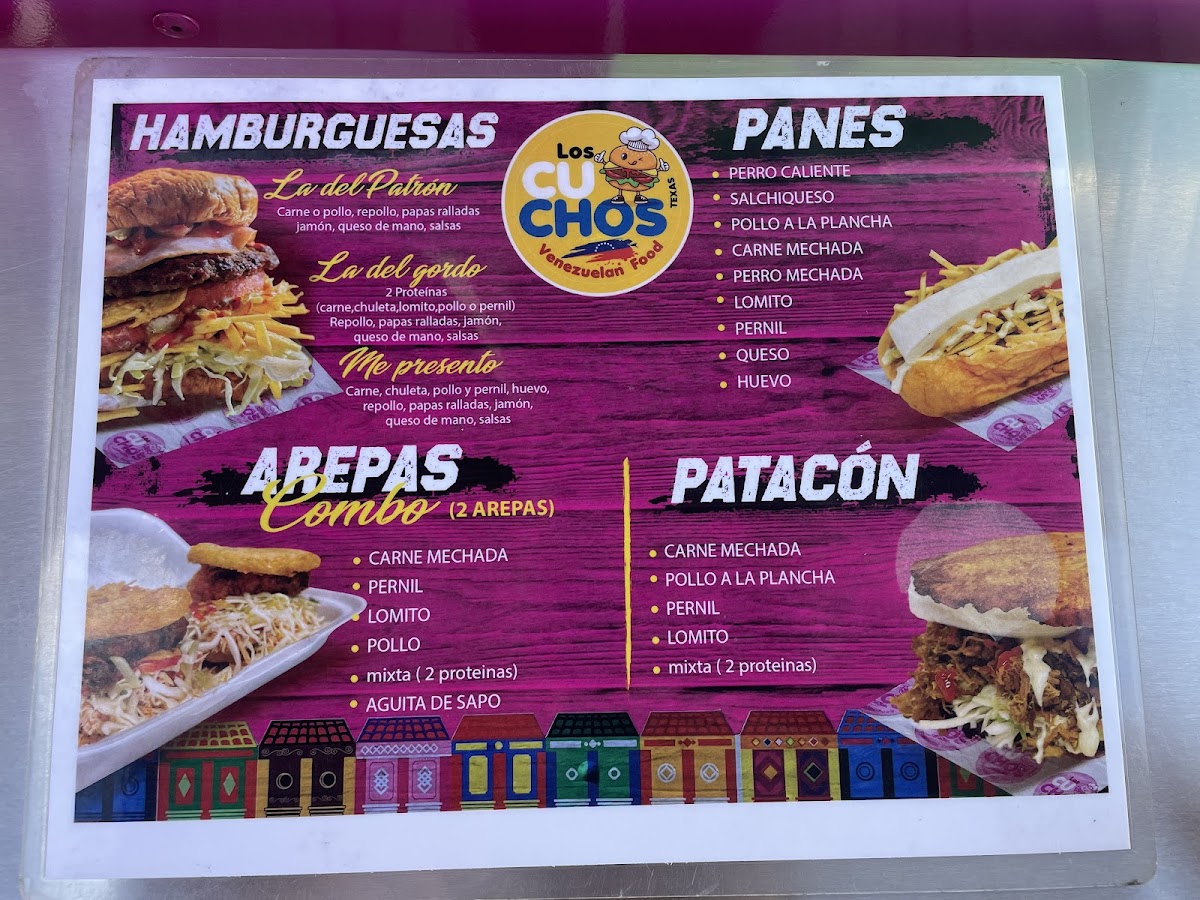 Los cuchos Venezuelan food Photo Menu 2
