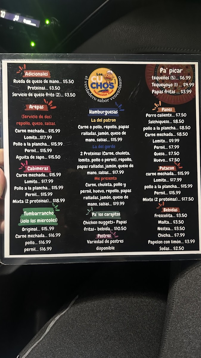 Los cuchos Venezuelan food Photo Menu 3