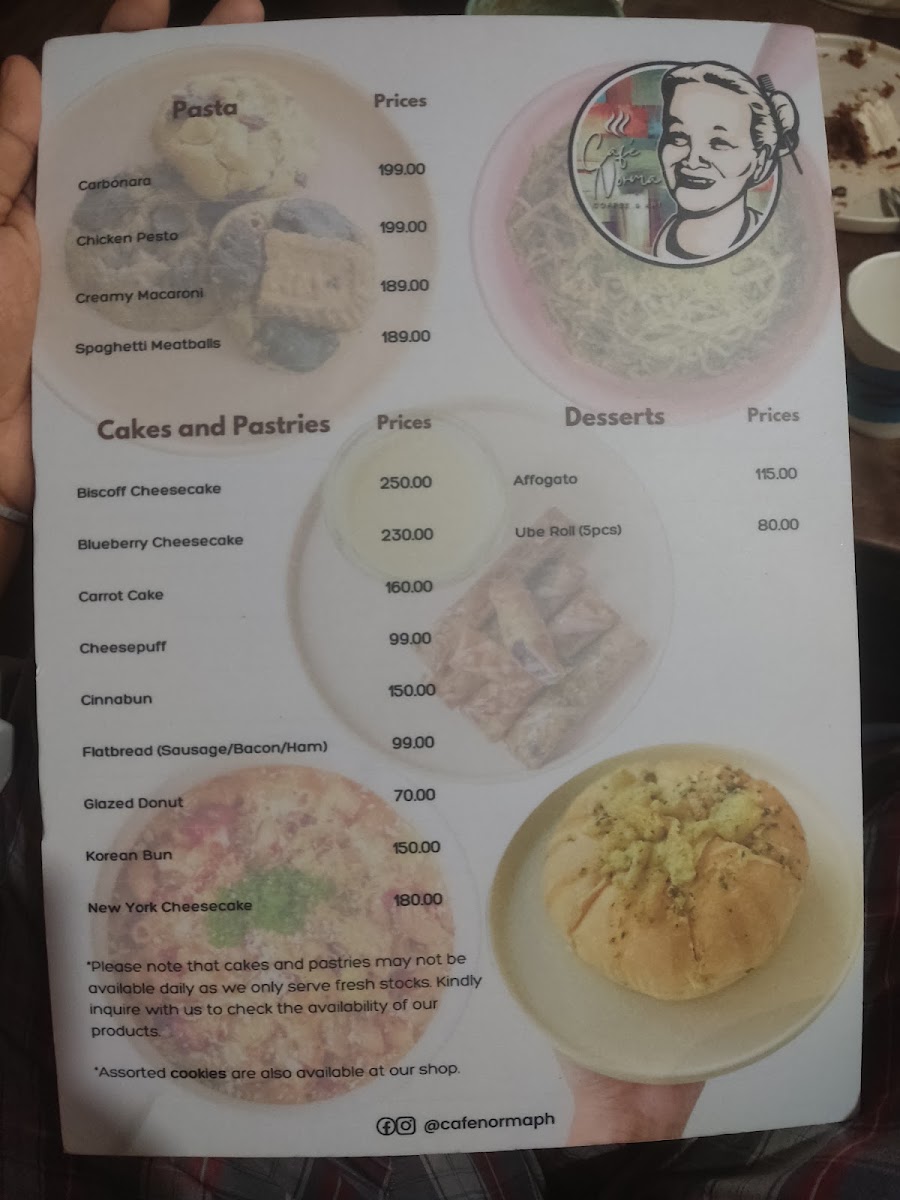 Cafe Norma PH Photo Menu 5