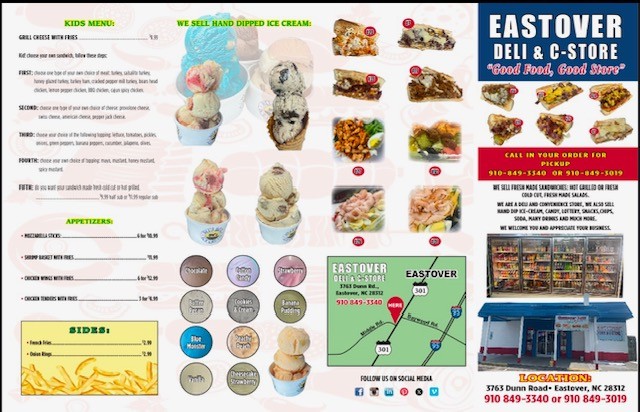 Eastover Deli & C-Store Photo Menu 2