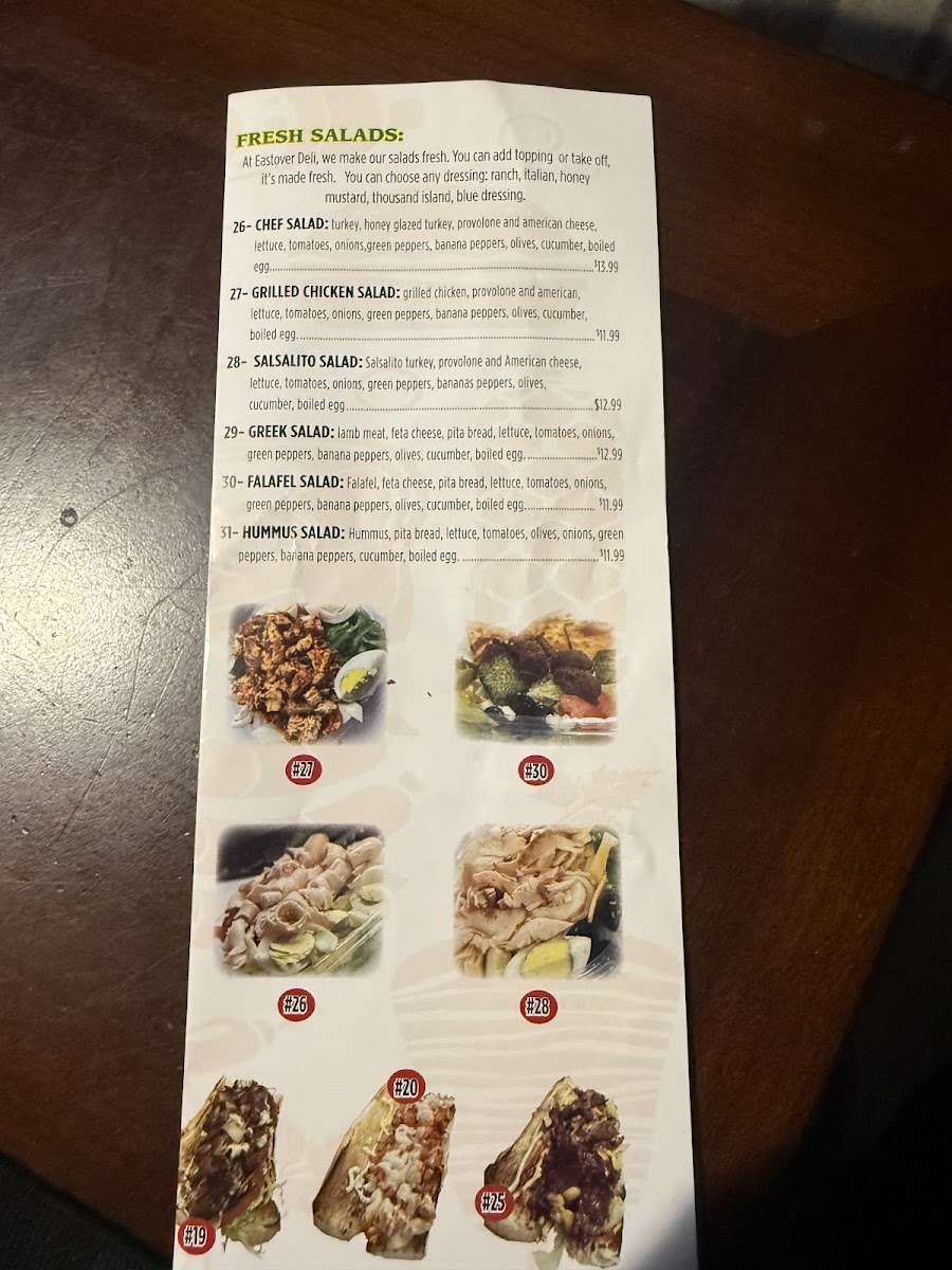 Eastover Deli & C-Store Photo Menu 5