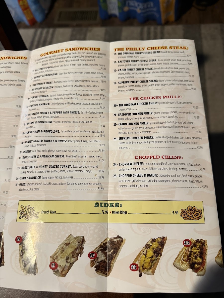 Eastover Deli & C-Store Photo Menu 6