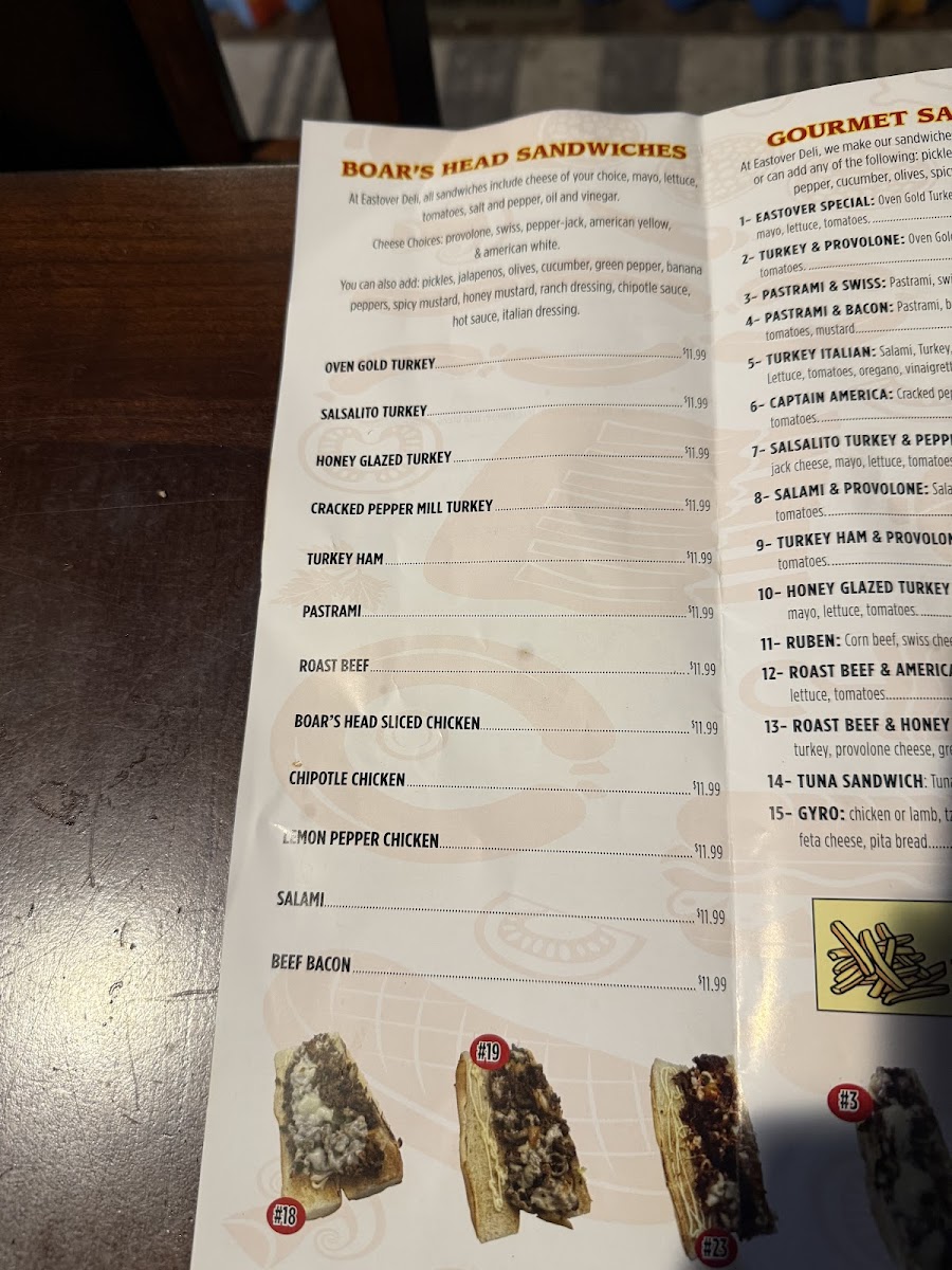 Eastover Deli & C-Store Photo Menu 8