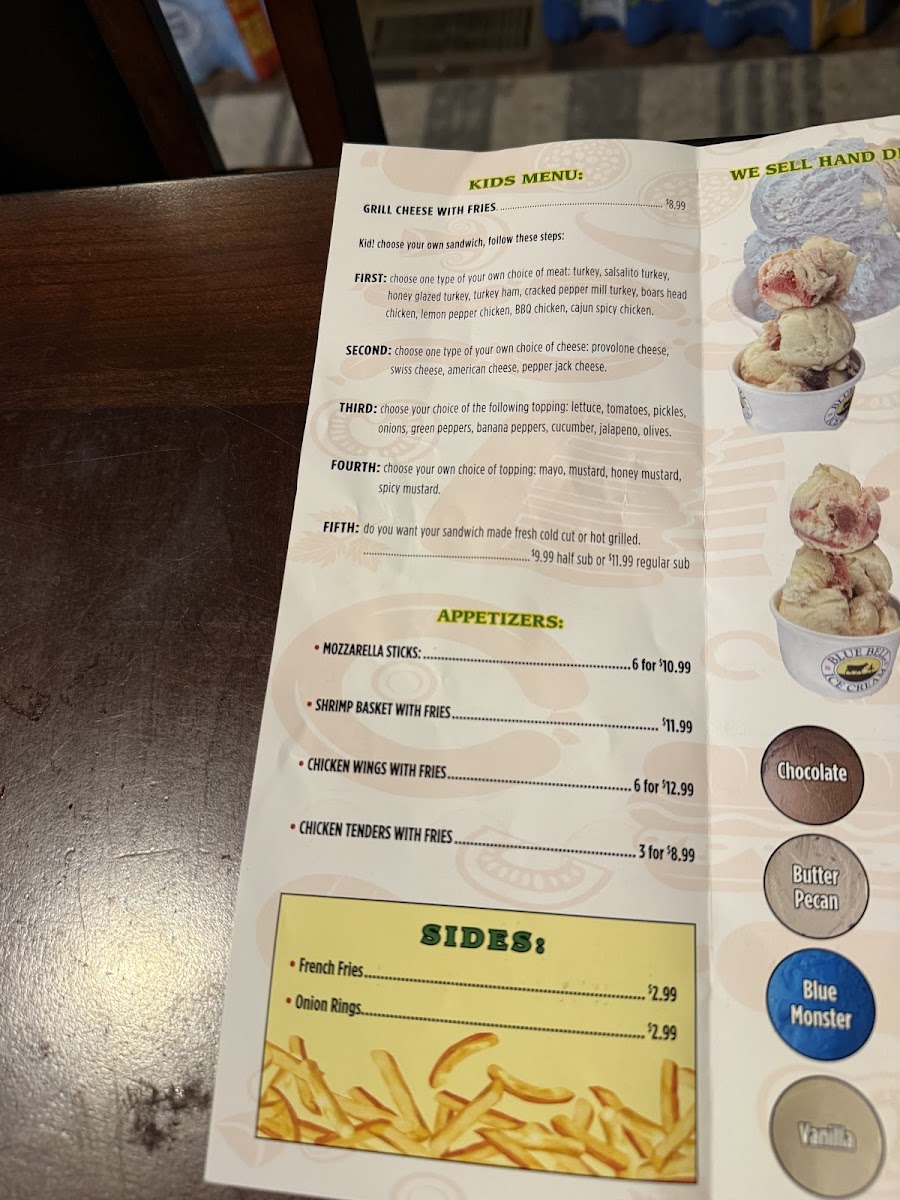 Eastover Deli & C-Store Photo Menu 9