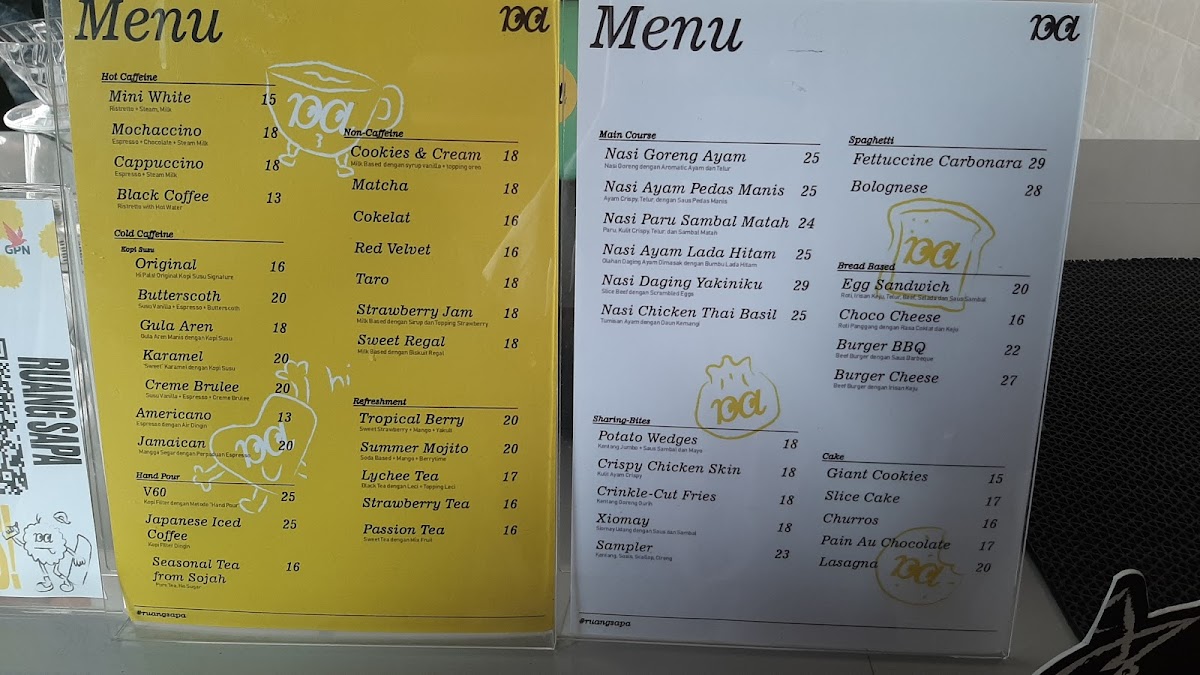Hi Pals Coffee Photo Menu 7