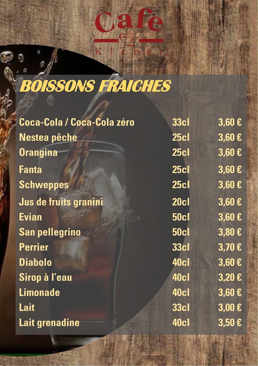 Café KLEBER Photo Menu 10