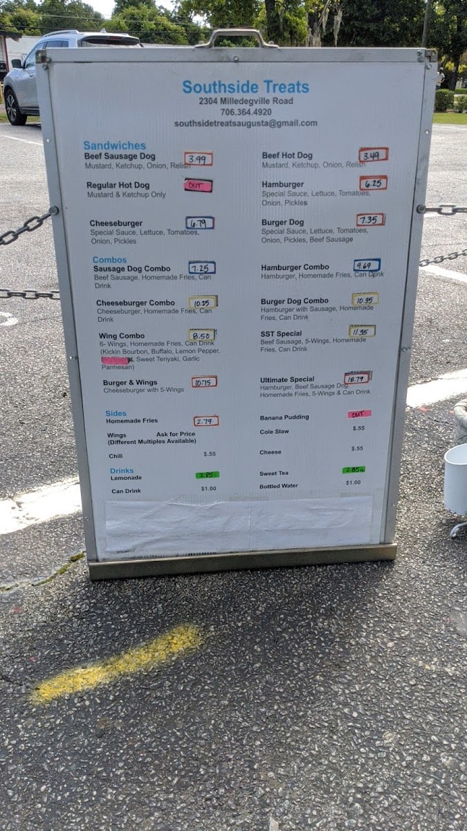 Southside Treats Photo Menu 3