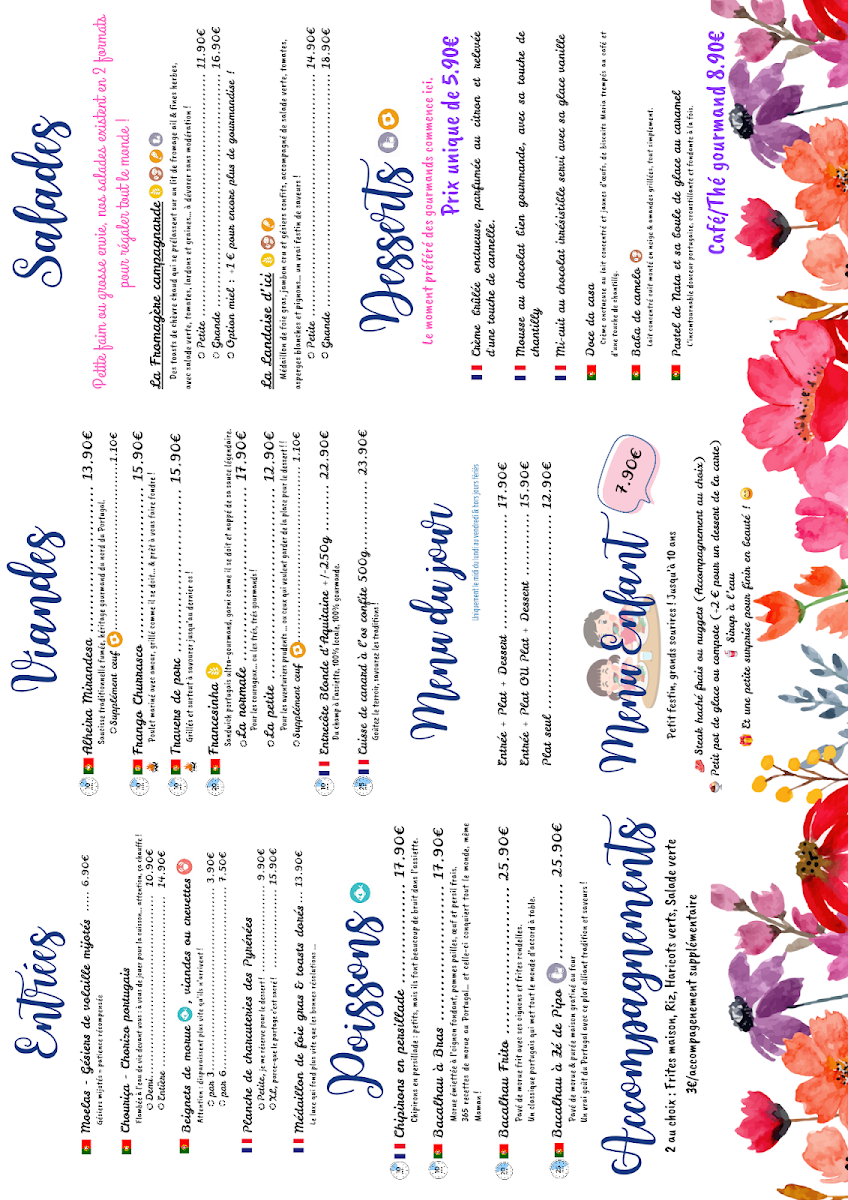 La Table de Maman Photo Menu 1