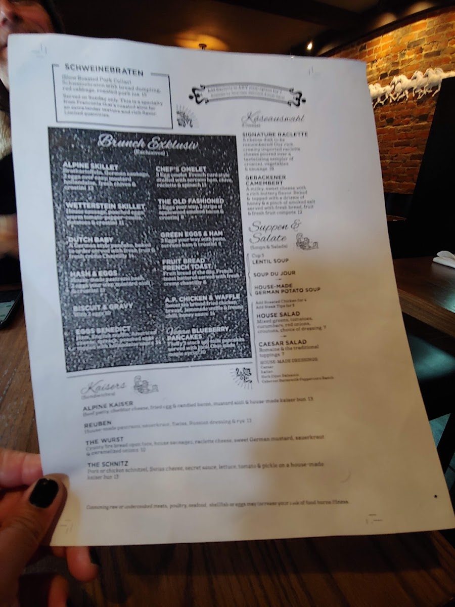 Alpine Restaurant & Bar Photo Menu 3
