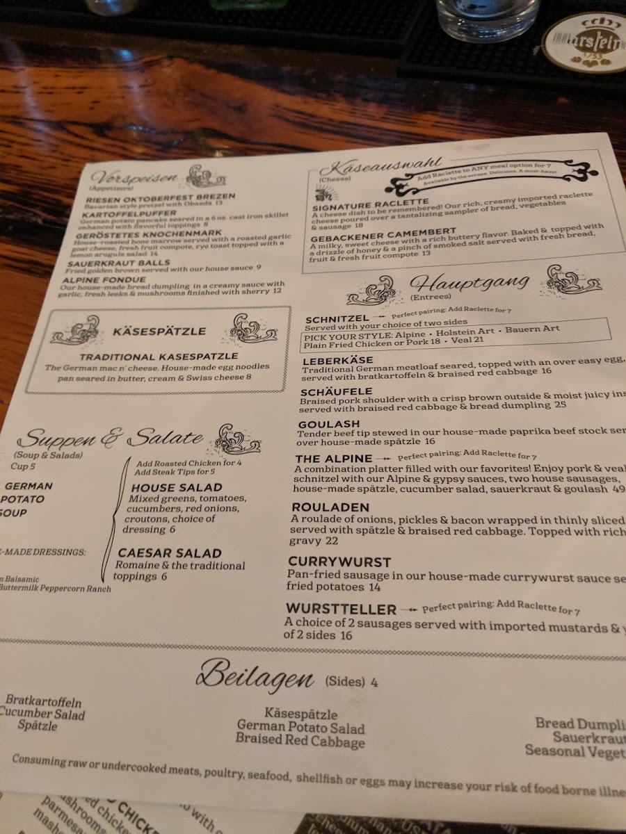 Alpine Restaurant & Bar Photo Menu 6
