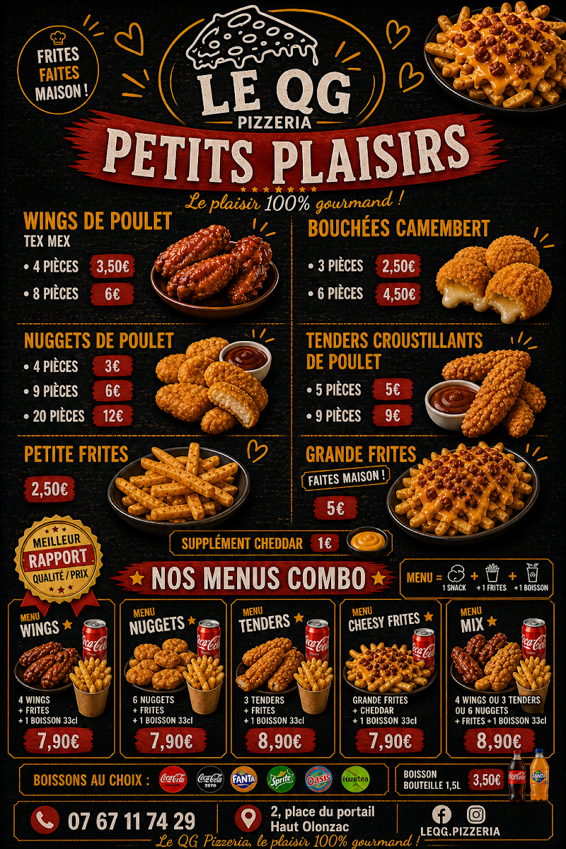 Pizzeria le QG Photo Menu 3
