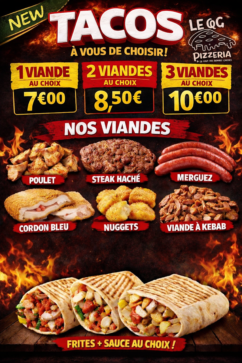 Pizzeria le QG Photo Menu 6