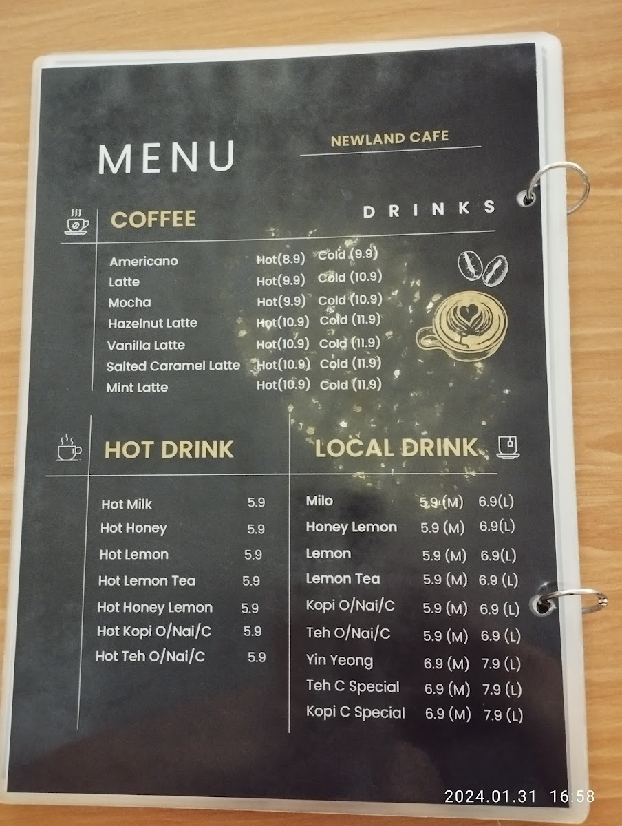 Newland Cafe & Restaurant Photo Menu 4