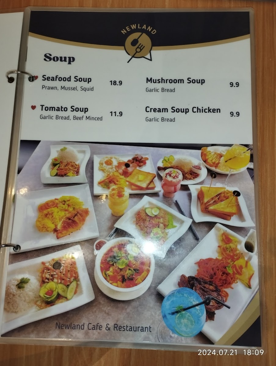 Newland Cafe & Restaurant Photo Menu 9
