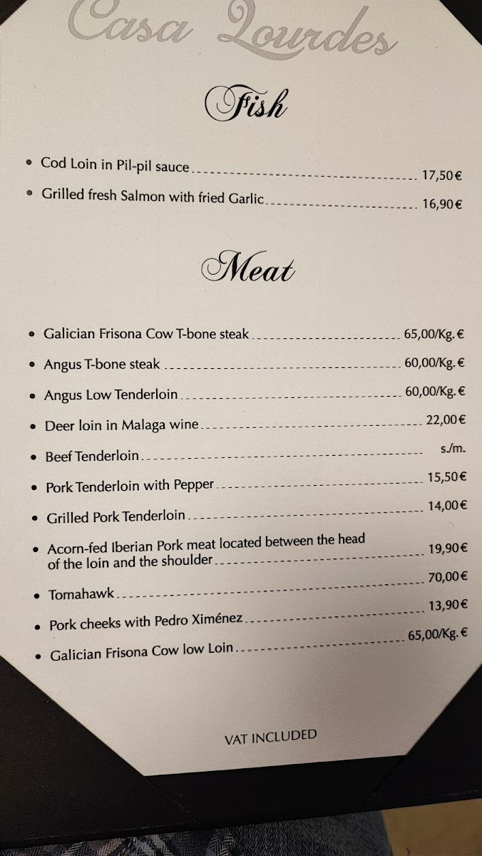 Bar restaurante Casa Lourdes Photo Menu 1