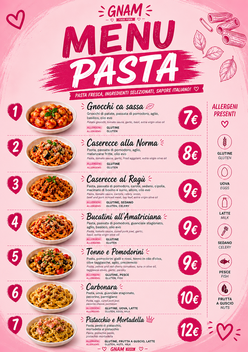 GNAM food porn Photo Menu 6