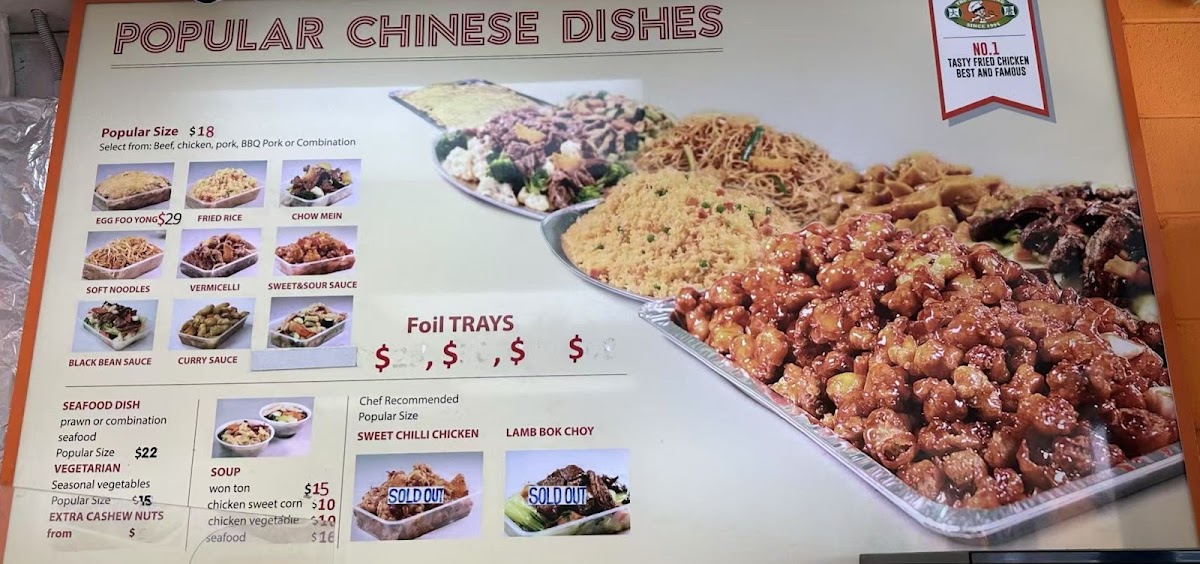 The Great Tong Takeaway (Mangere) Photo Menu 5