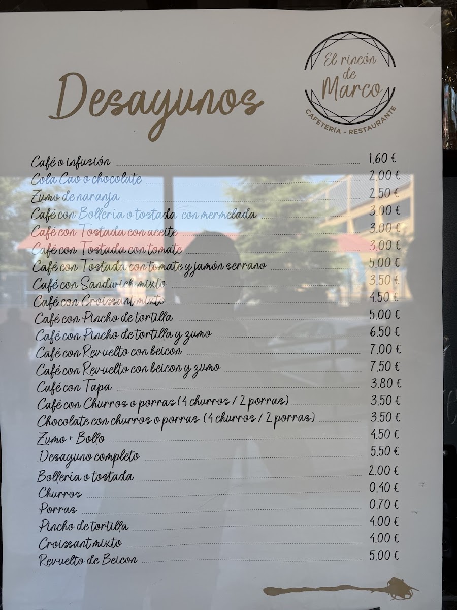 Restaurante El Rincón de Marco Photo Menu 4
