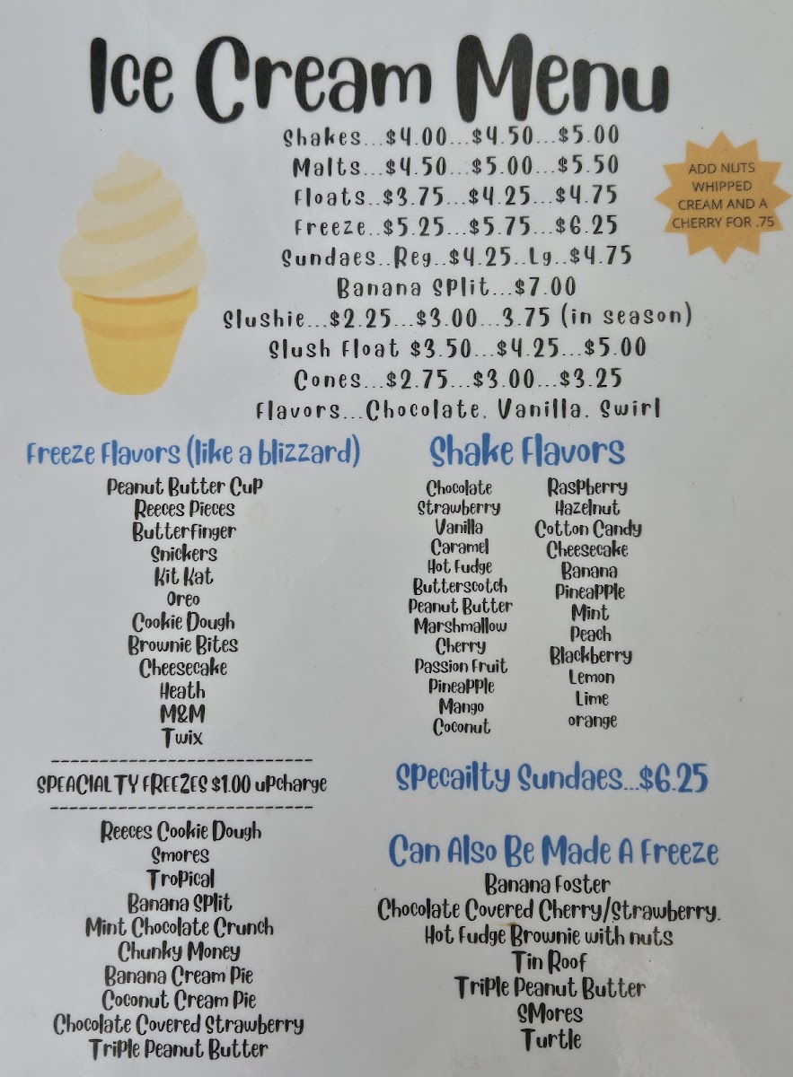 Toots Treats LLC Photo Menu 1