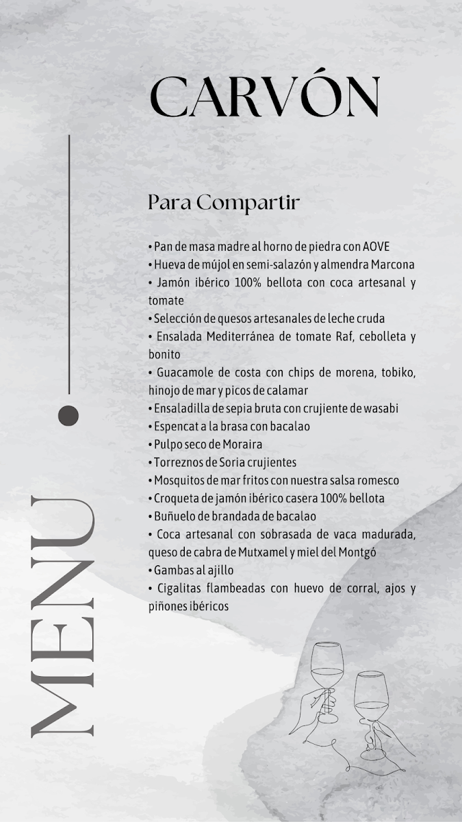 Carvón Photo Menu 2