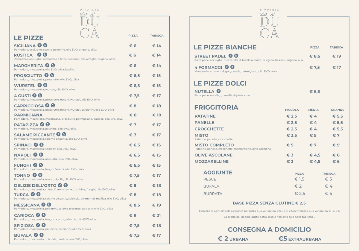 Al Duca Photo Menu 1