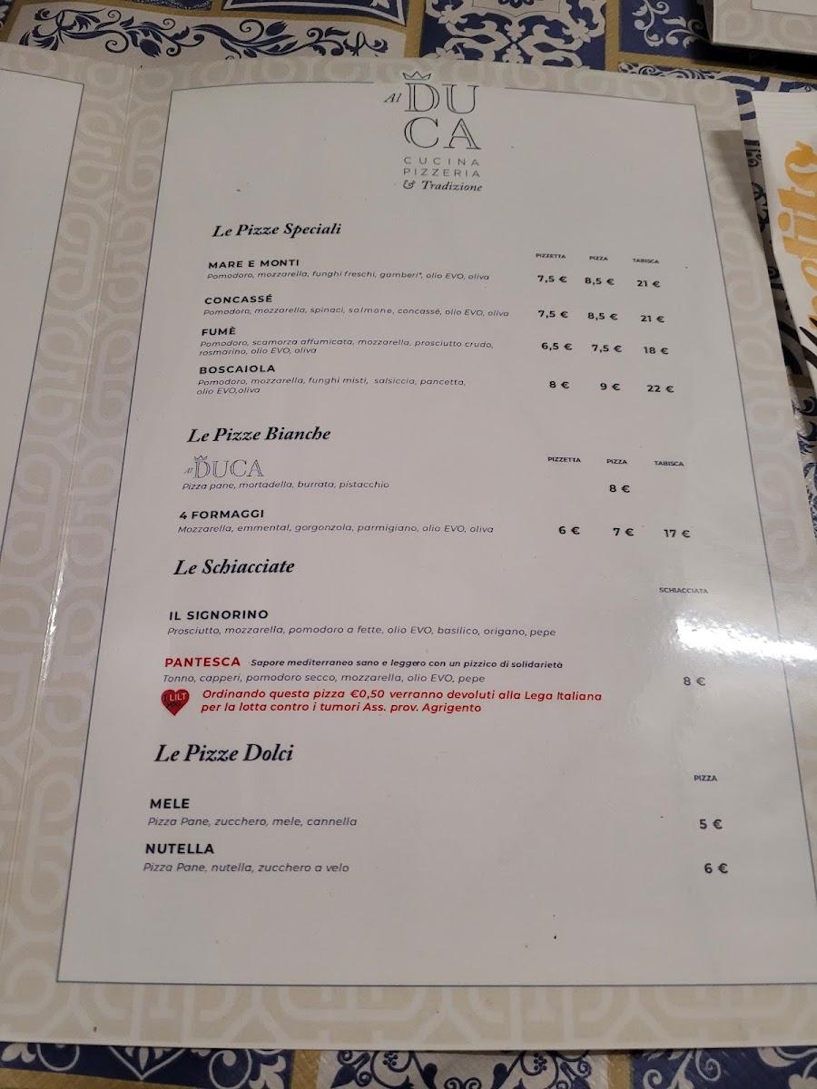 Al Duca Photo Menu 3