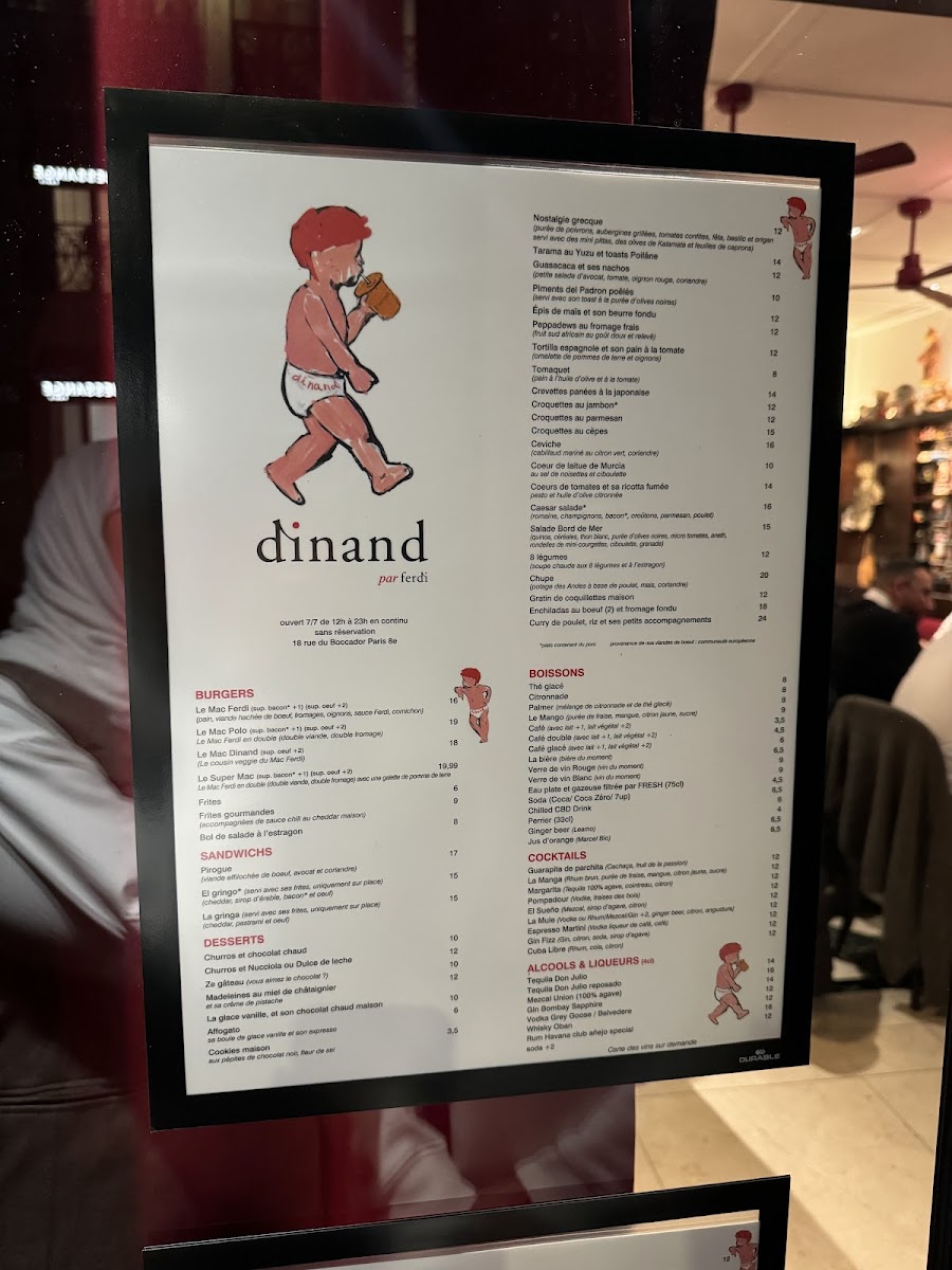 Dinand par Ferdi Photo Menu 6