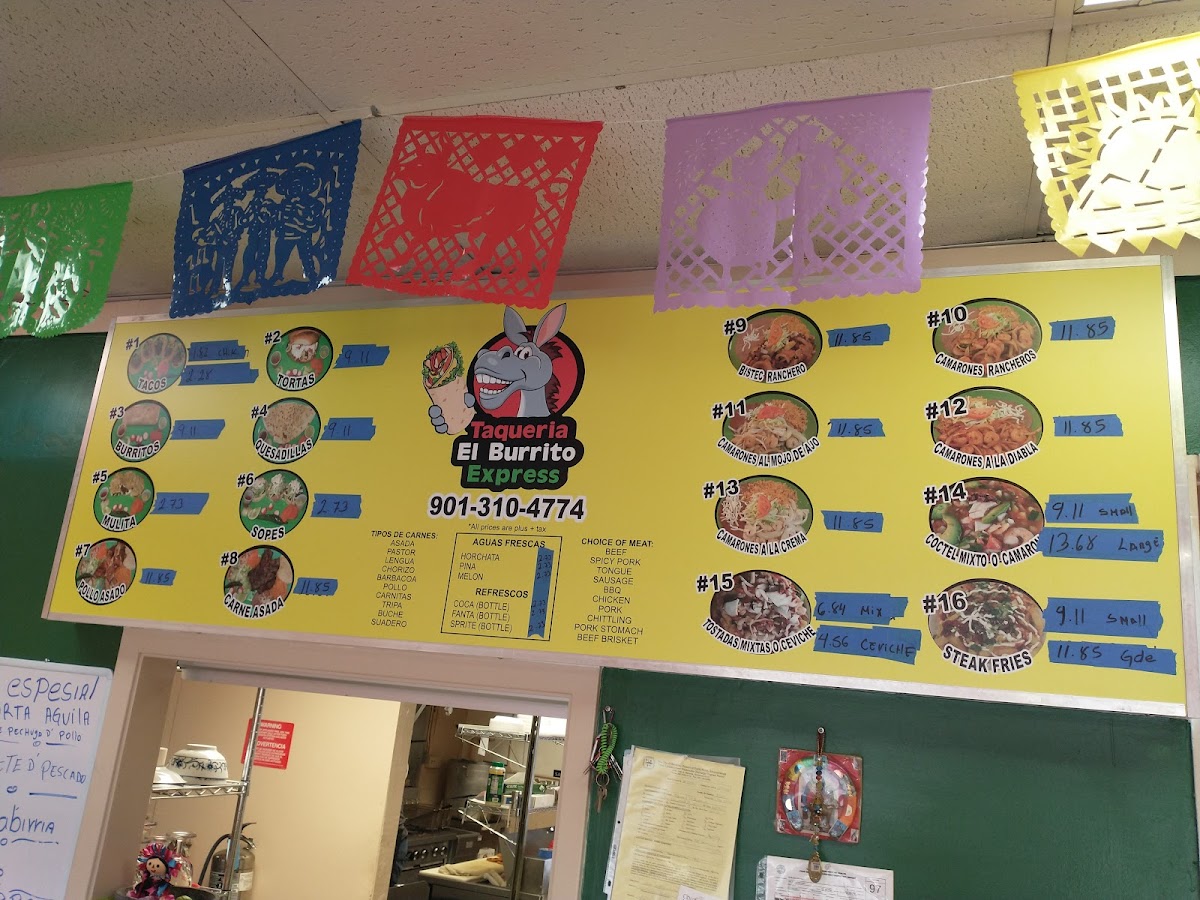 Taqueria el burrito express Photo Menu 1