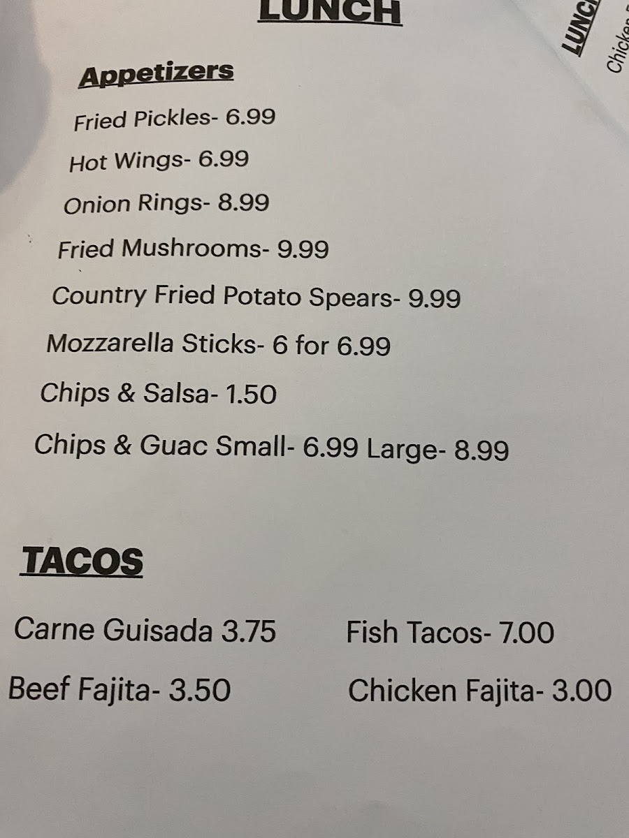 Eddie’s Mexican Restaurant Photo Menu 7