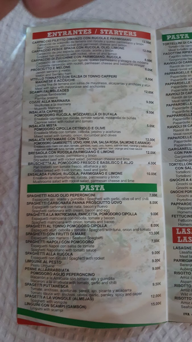 Pizzeria Vistamare Photo Menu 9