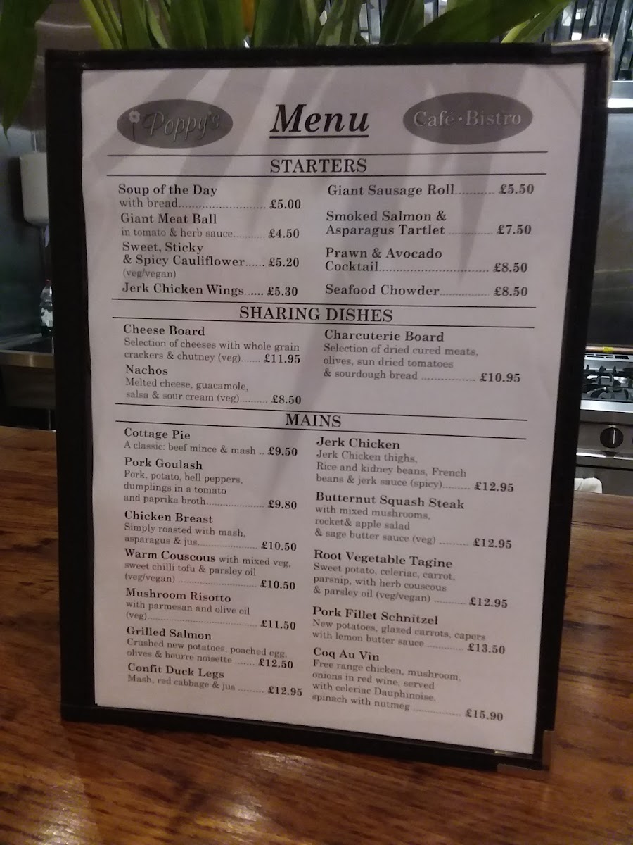 Poppy's Cafe & Bistro Photo Menu 2