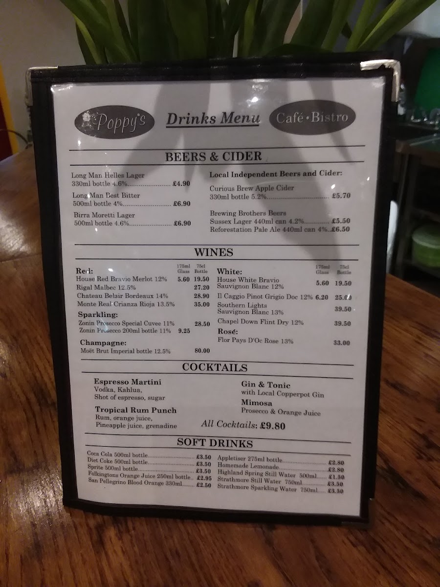 Poppy's Cafe & Bistro Photo Menu 5