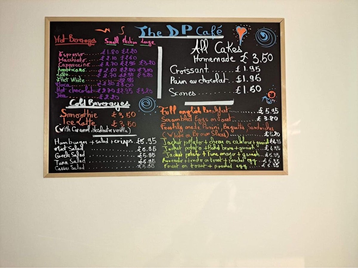 THE DP CAFE Photo Menu 1
