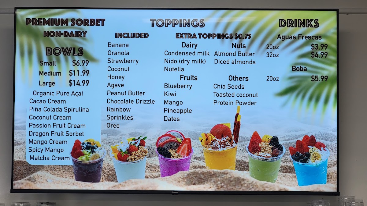 Acai Sun Fit Life Photo Menu 2