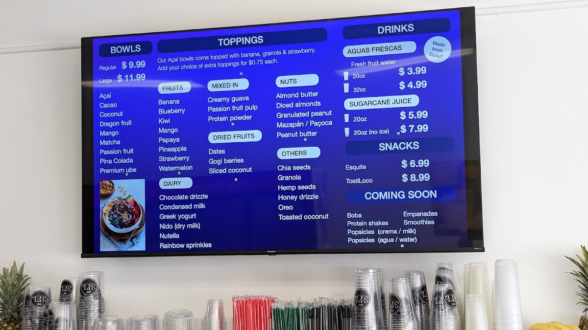 Acai Sun Fit Life Photo Menu 5