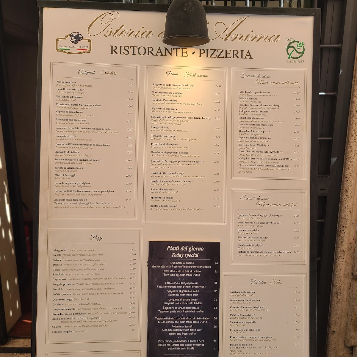 Osteria dell'Anima Photo Menu 7
