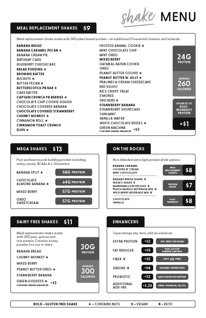 CLE NUTRITION Photo Menu 1