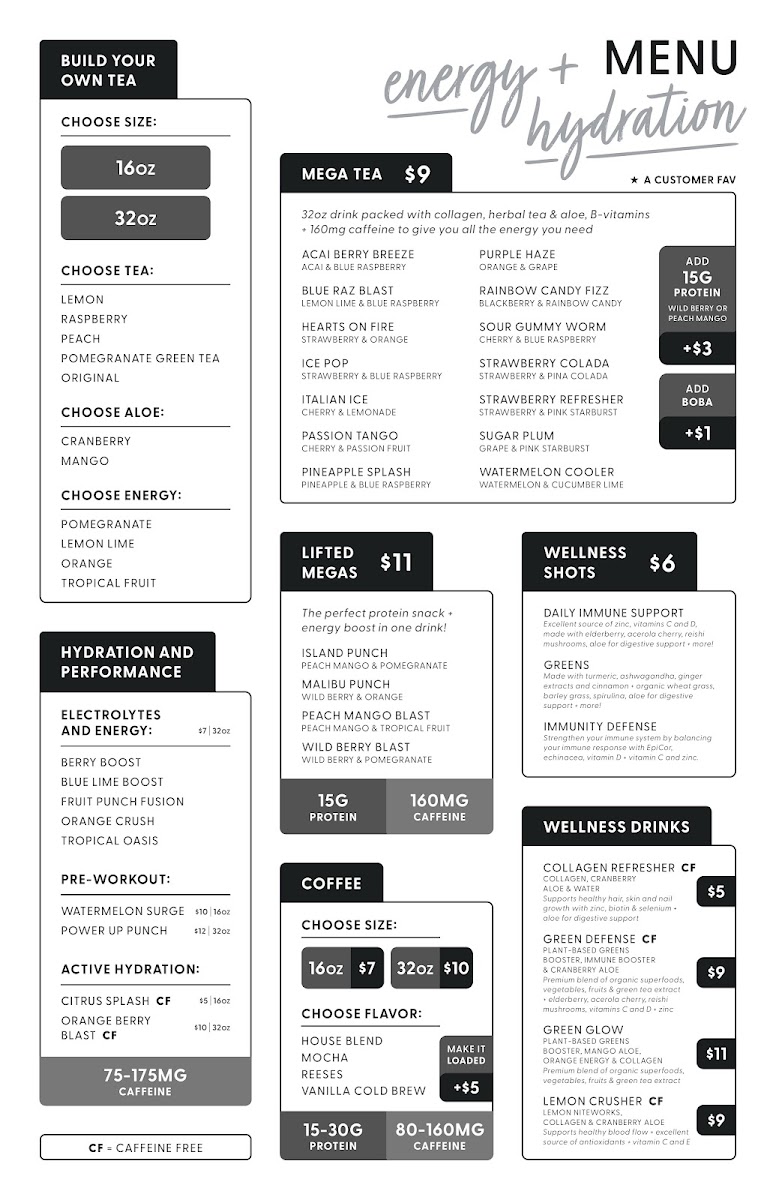 CLE NUTRITION Photo Menu 2