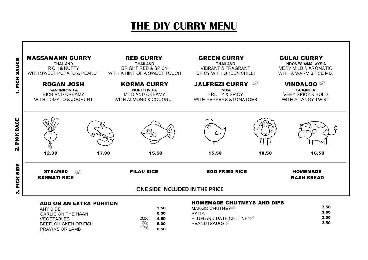 Just Curry Photo Menu 2